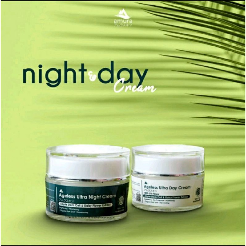 Amura Day Cream / Amura Night Cream / Krim Wajah Amura / Amura Cream / Krim Amura / Night & Day Crea