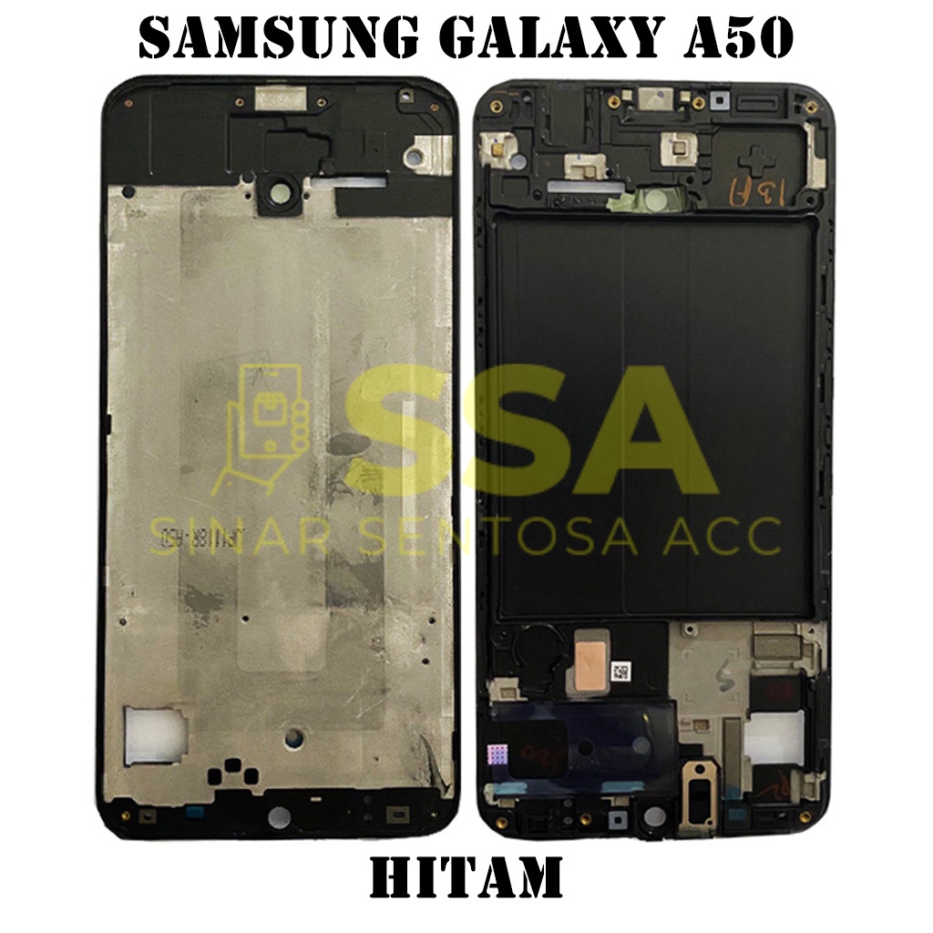 Tulang Tengah Middle Frame LCD Samsung Galaxy A50 Original 100% Tulang Casing Bezel Bezzel Bazel Handphone HP Ori Original Awet Murah A 50
