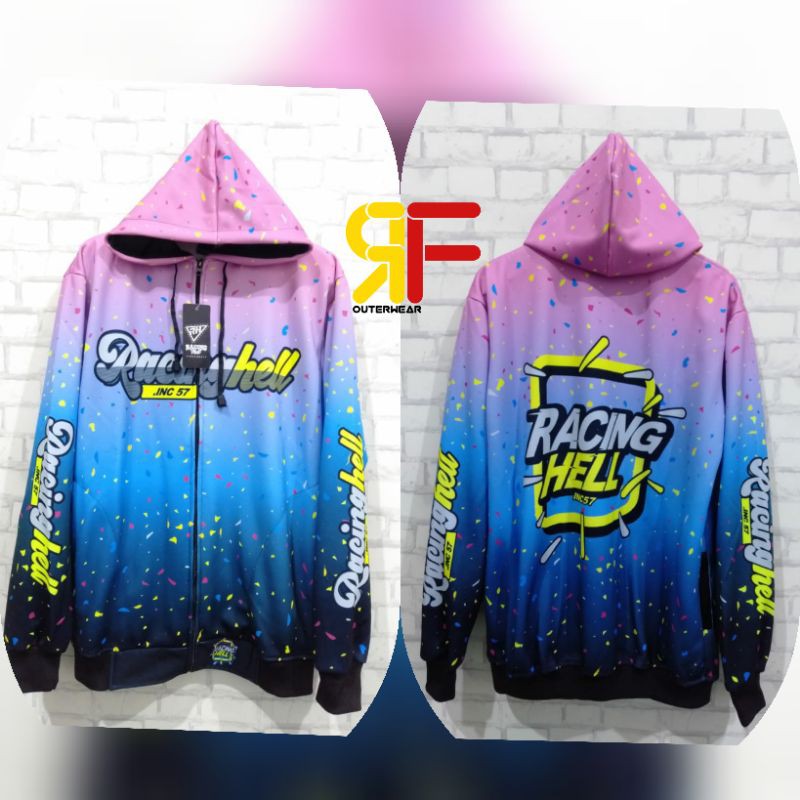 JAKET RACING HELL / HOODIE RACING HELL