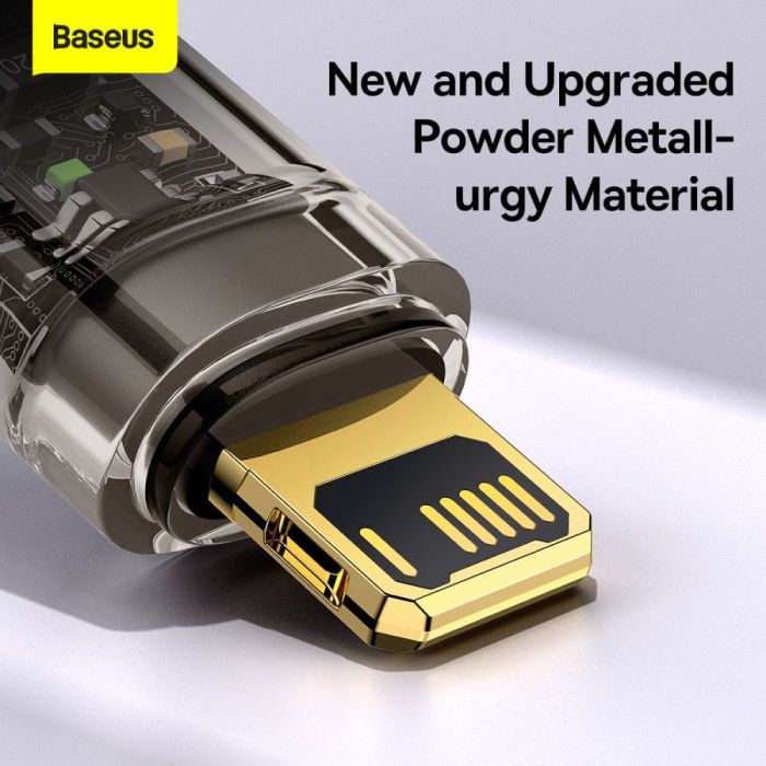 Baseus USB to Lightning Poweroff 2.4A - Explorer Series  - Auto Disconnect - Garansi Resmo 6 Bulan