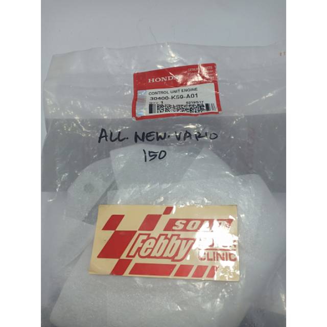 ECU-ECM-CDI HONDA ALL NEW VARIO 150 LED NON ISS ORIGINAL KODE 30400-K59-A01