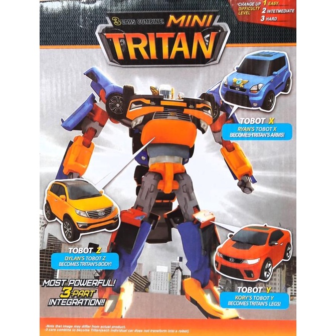 TOBOT TRITAN KOMBINASI 3 ROBOT TOBOT X TOBOT Y TOBOT Z JADI 1 ROBOT
