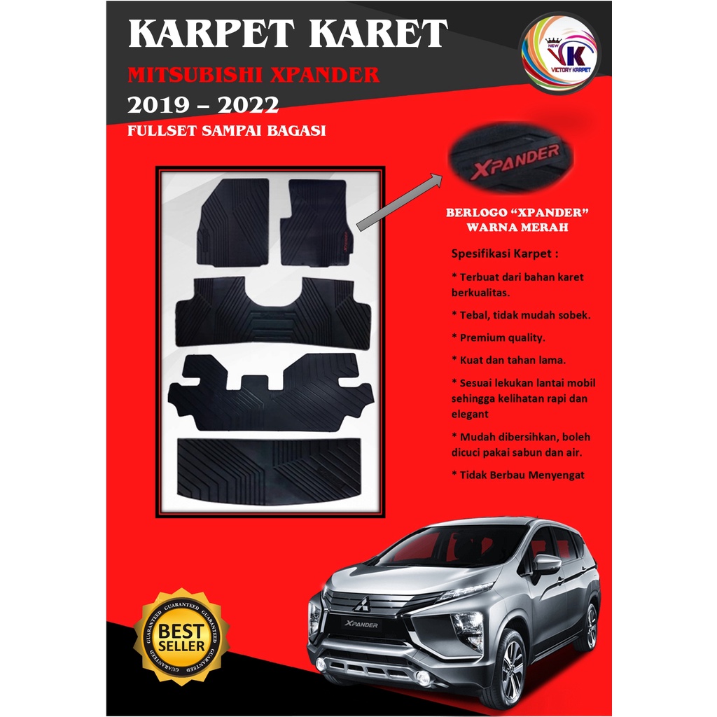 KARPET MOBIL XPANDER CROSS 2021 PREMIUM FULLSET