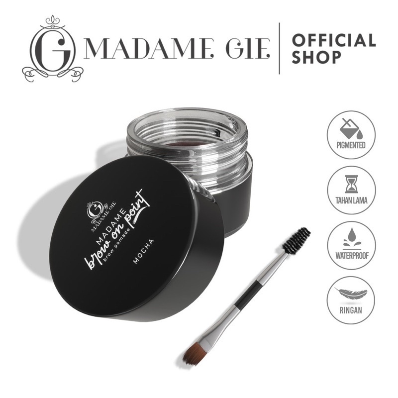 MADAME GIE Madame Brow On Point – Eyebrow Pomade Cream Pensil Alis Waterproof