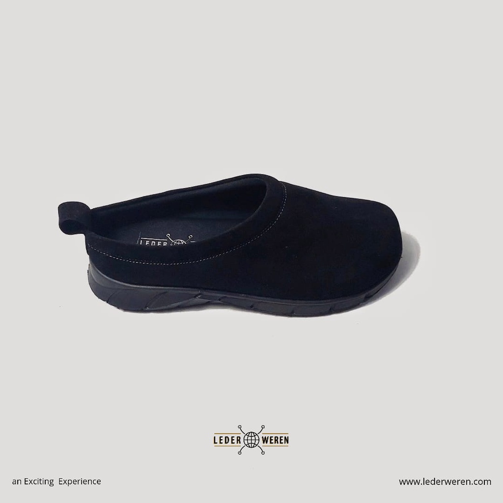 	 Lederweren - Leder Mule 3 - Sepatu Slip-On Mules Bustong Pria Kasual	