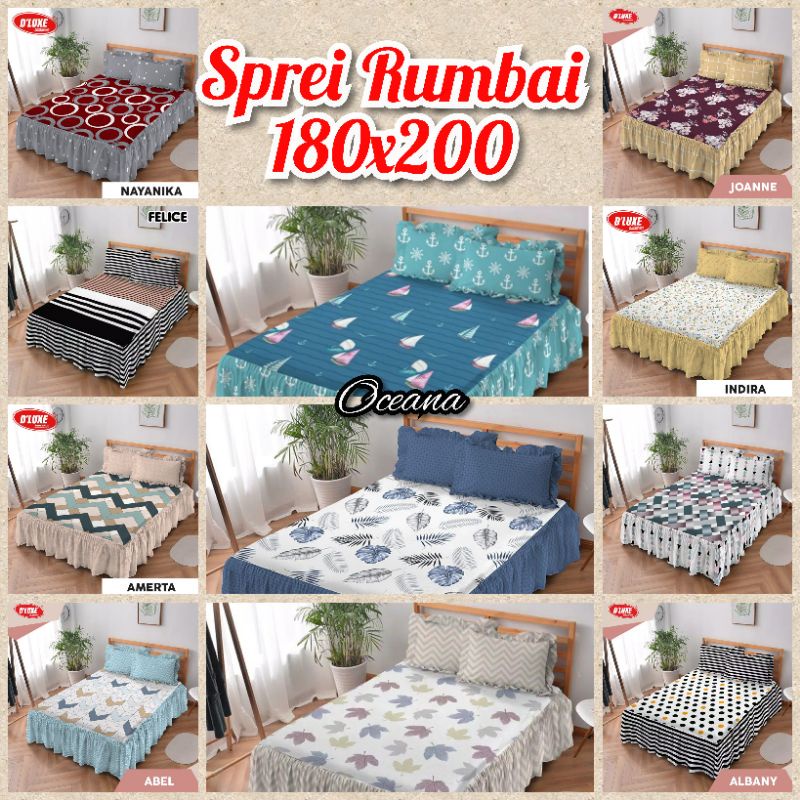 Jual Sprei Rumbai Kintakun Deluxe Nayanika Felice Joanne Kelana