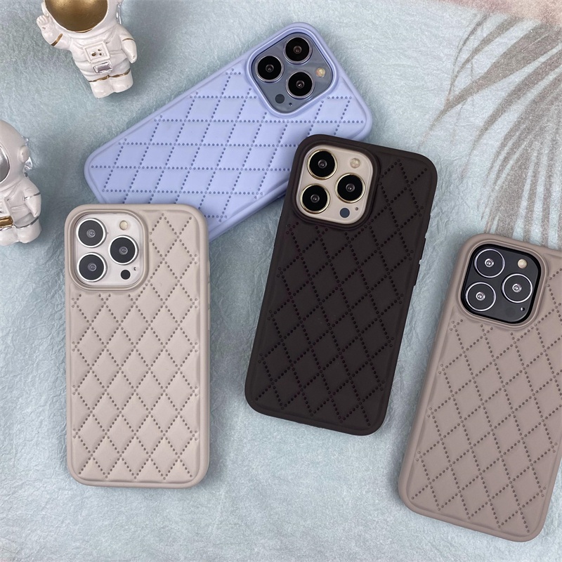 Lilac Casing Silikon Anti Jatuh Untuk IPhone X XR XS MAX 11 12 13 Pro MAX