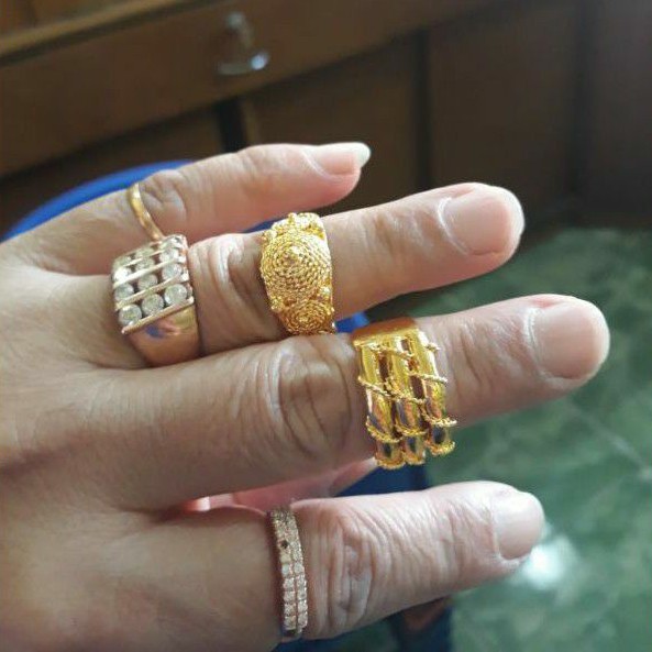 Cicin Borobudur & Cicin Bambu 8 gram Emas LM/London 24K kadar 99,9%