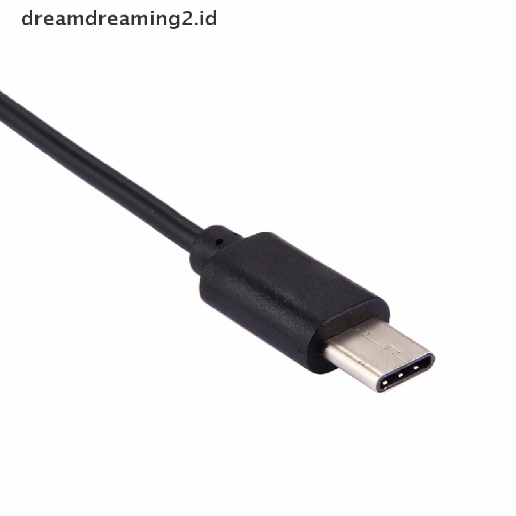 (Hot Style You Like) 3 In 1 Kabel Adapter Konverter 3 Port Usb Tipe-C 3.1 Male Ke Usb 2.0 Otg