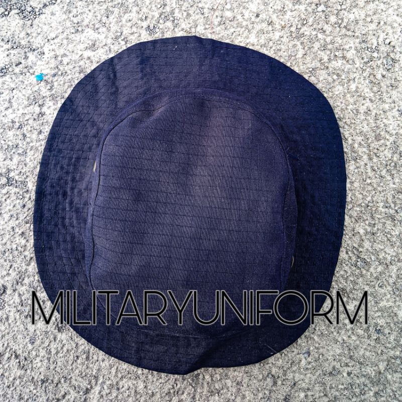 topi rimba polos bahan semi katun