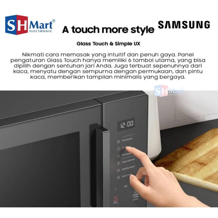 MICROWAVE OVEN SAMSUNG 30 LITER STEAMER MS30T5018UK FREE STEAMER (MEDAN)