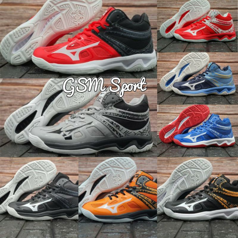 (GSM SPORT) sepatu mizuno thunder blade 2 mid premium