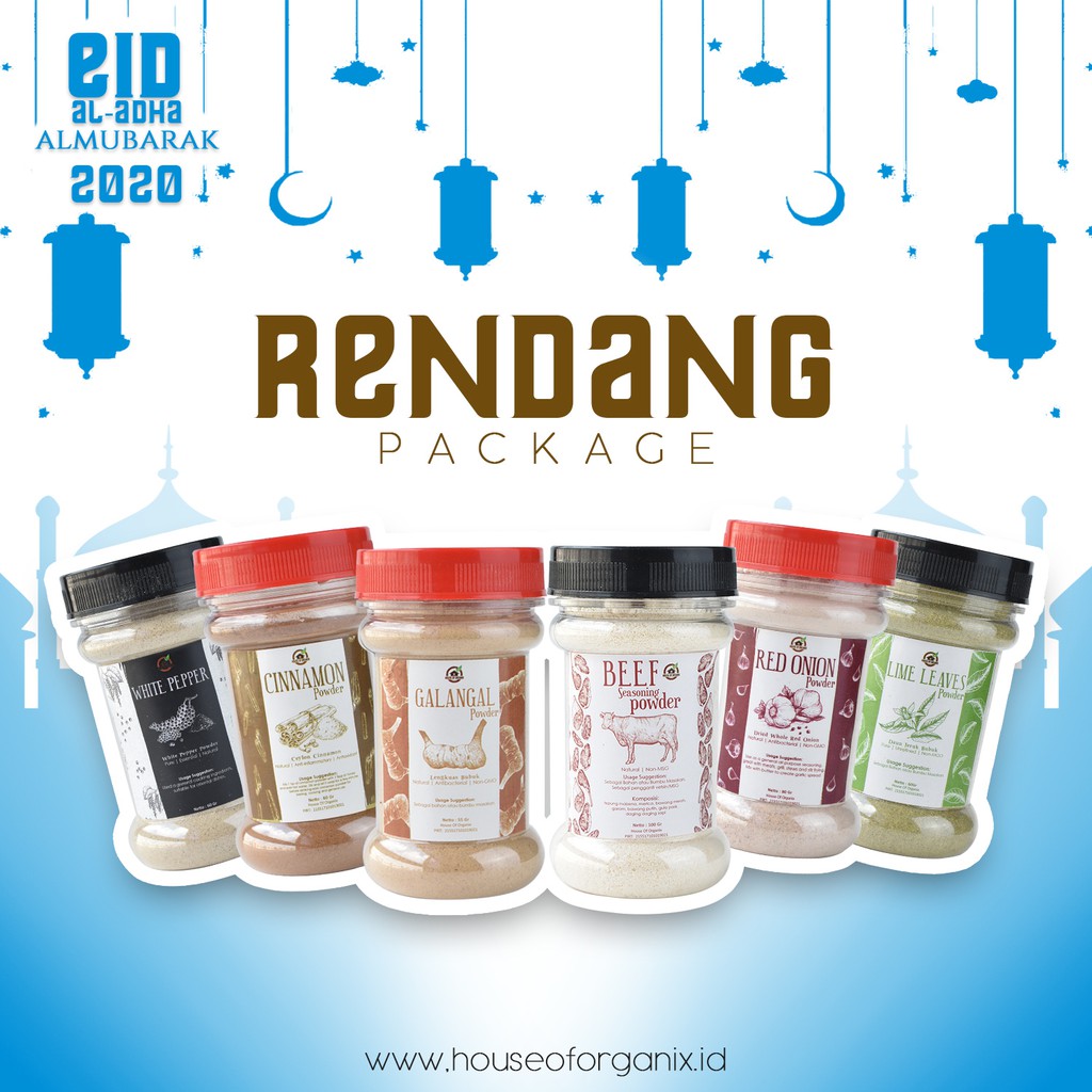 House Of Organix Package Rendang Seasoning Powder