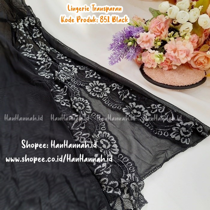 Lingerie Transparan S M L Baju Tidur Seksi Linjeri Lingerie Wanita Baju Malam Pertama Pengantin 851