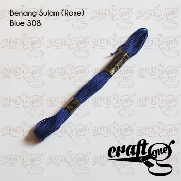 Benang Sulam (Rose) BLUE