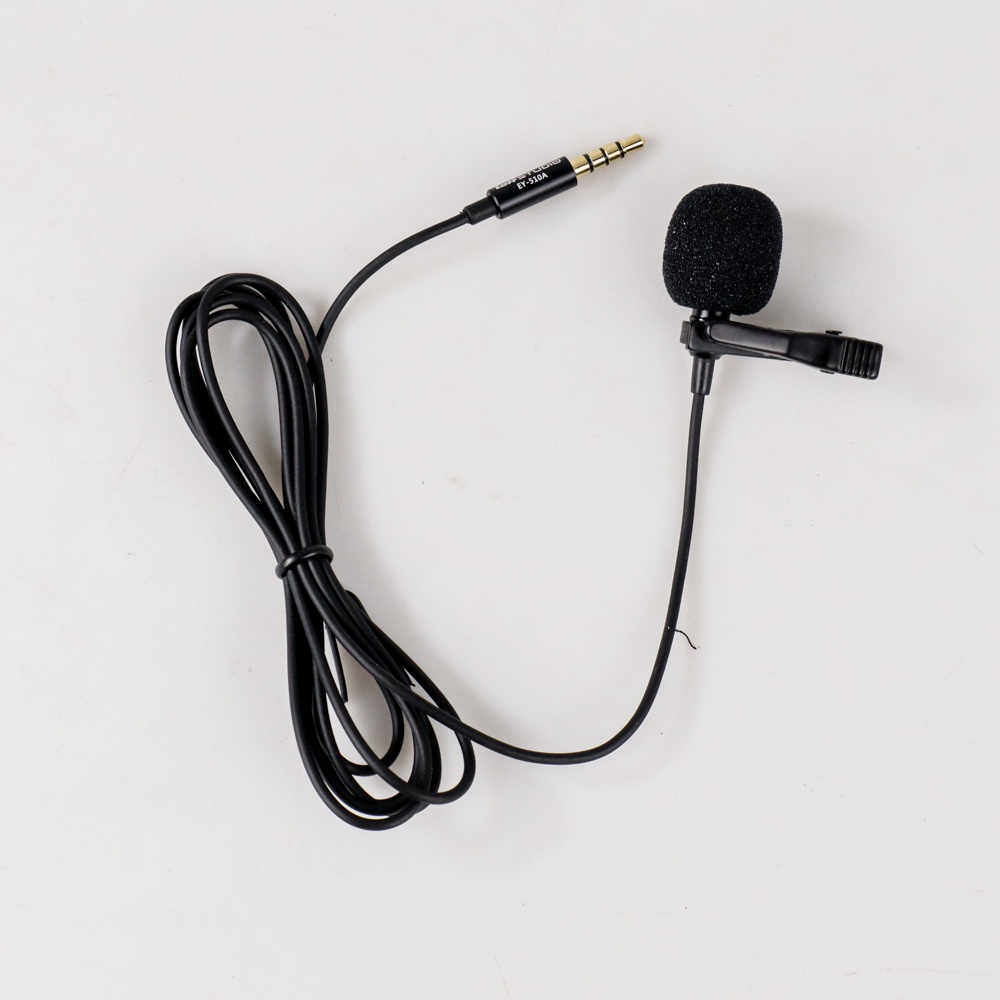 TaffSTUDIO Deluxe 3.5mm Microphone with Clip for Smartphone Laptop PC