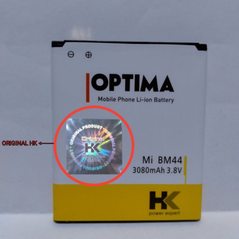 Baterai Original HK BATRE Redmi 2 REDMI 2s Prime Pro BM44 BM 44 Battery Batre Batrai