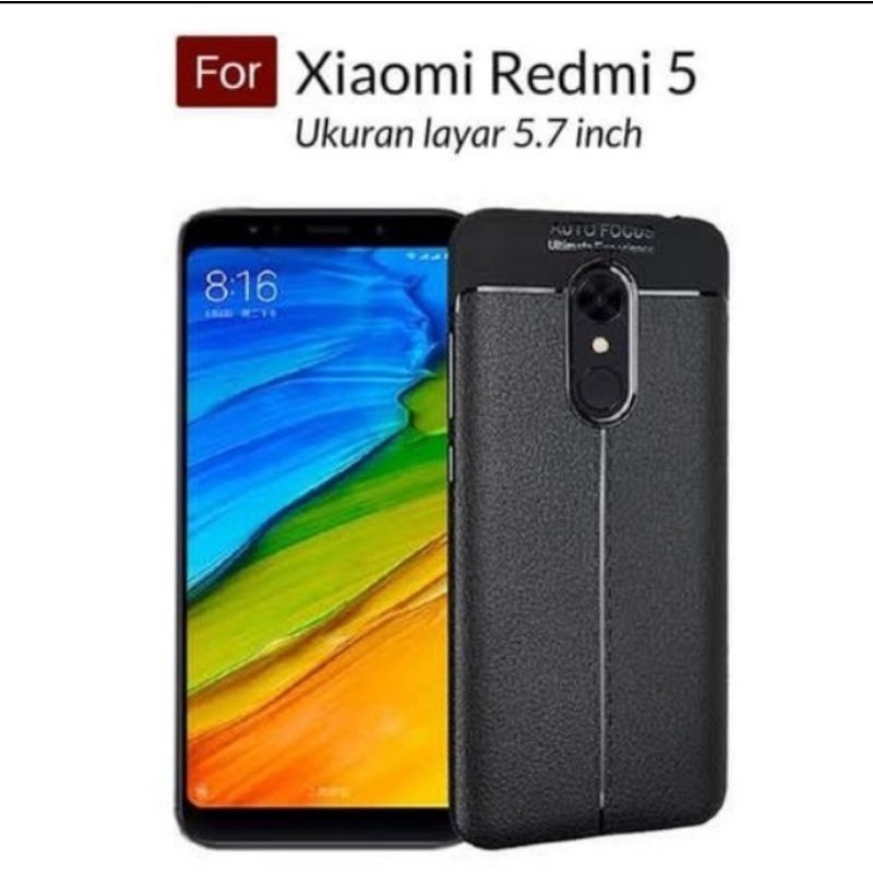 Case Hitam Xiaomi Redmi Not4 Not4x Redmi5 5plus Autofocus