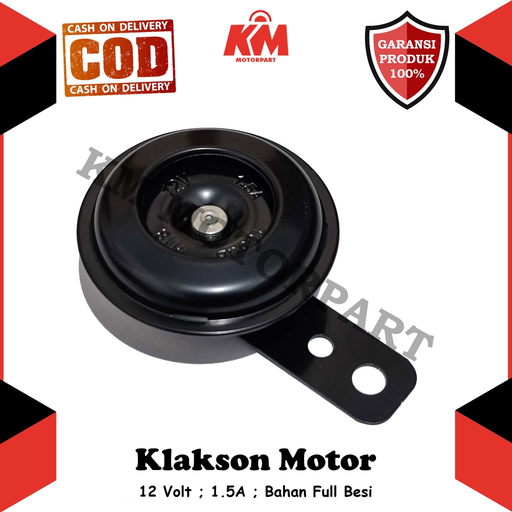 Klakson Standar Motor Single 12 Volt Universal Bebek dan Matic