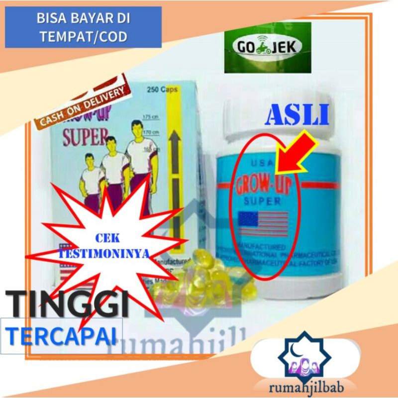 

Paket 2 GROW UP Peninggi Badan USA ORIGINAL PLUS SUSU PENINGGI
