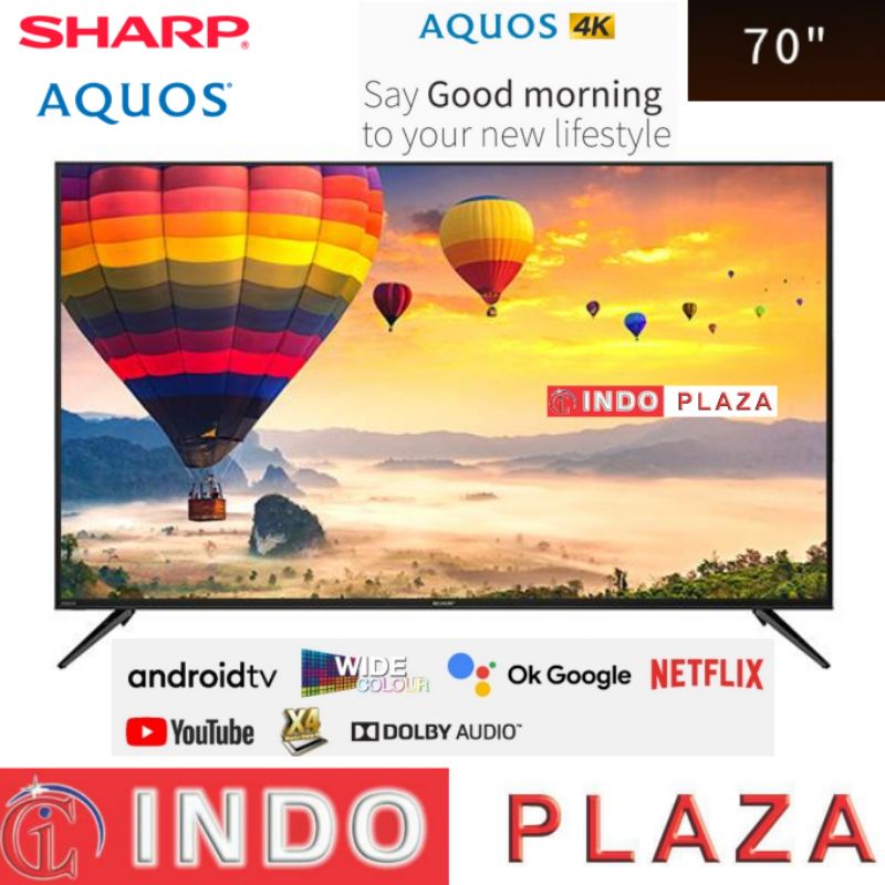 TV SHARP 70 Inch 4T-C70CK3X 4K UHD ANDROID TV