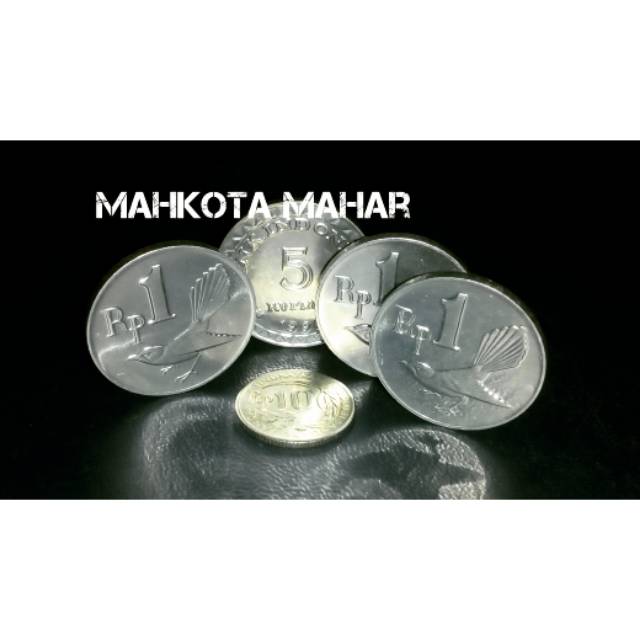 Uang Lama Kuno Mahar Paket Koin 18 Rupiah