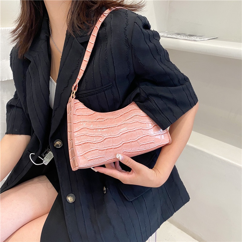 TAS BAHU WANITA KULIT SINTETIS BARU 2022 SKIN BAG CUTE Shoulder Bag Lucu Tekstur Lembut,Tas Selempang Kulit lucu Terbaru Premium