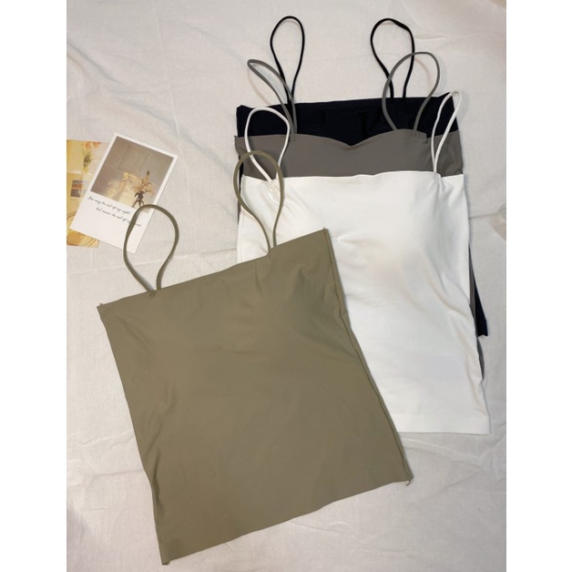 Tanktop 20 tank top spaghetti panjang square neck dalaman wanita atasan innerwear cewek-2