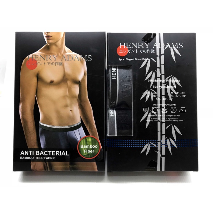 Henry Adams Celana Dalam Boxer Bambo 21 - Size XXL
