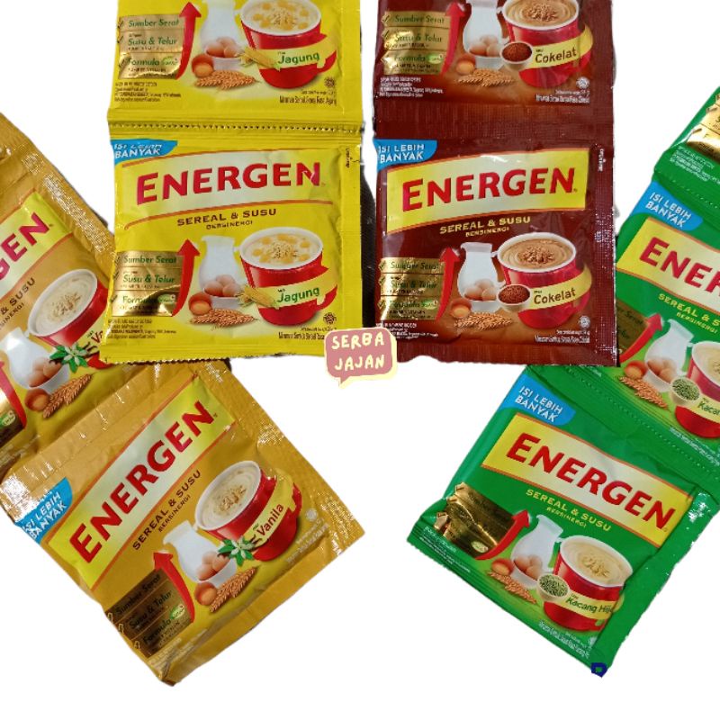 

SUSU ENERGEN SACHET 39gr x 10 Sachet