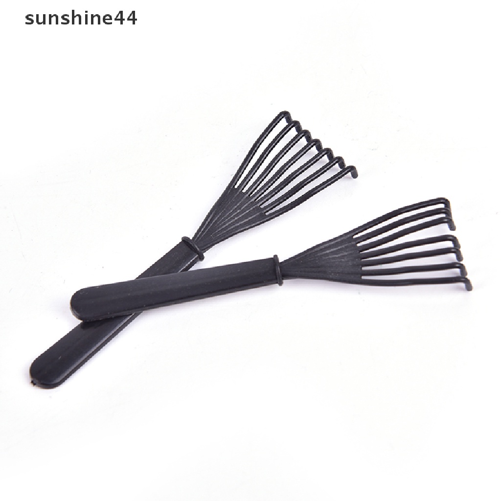 Sunshine 1PC Sikat Pembersih Sisir Rambut Warna Hitam