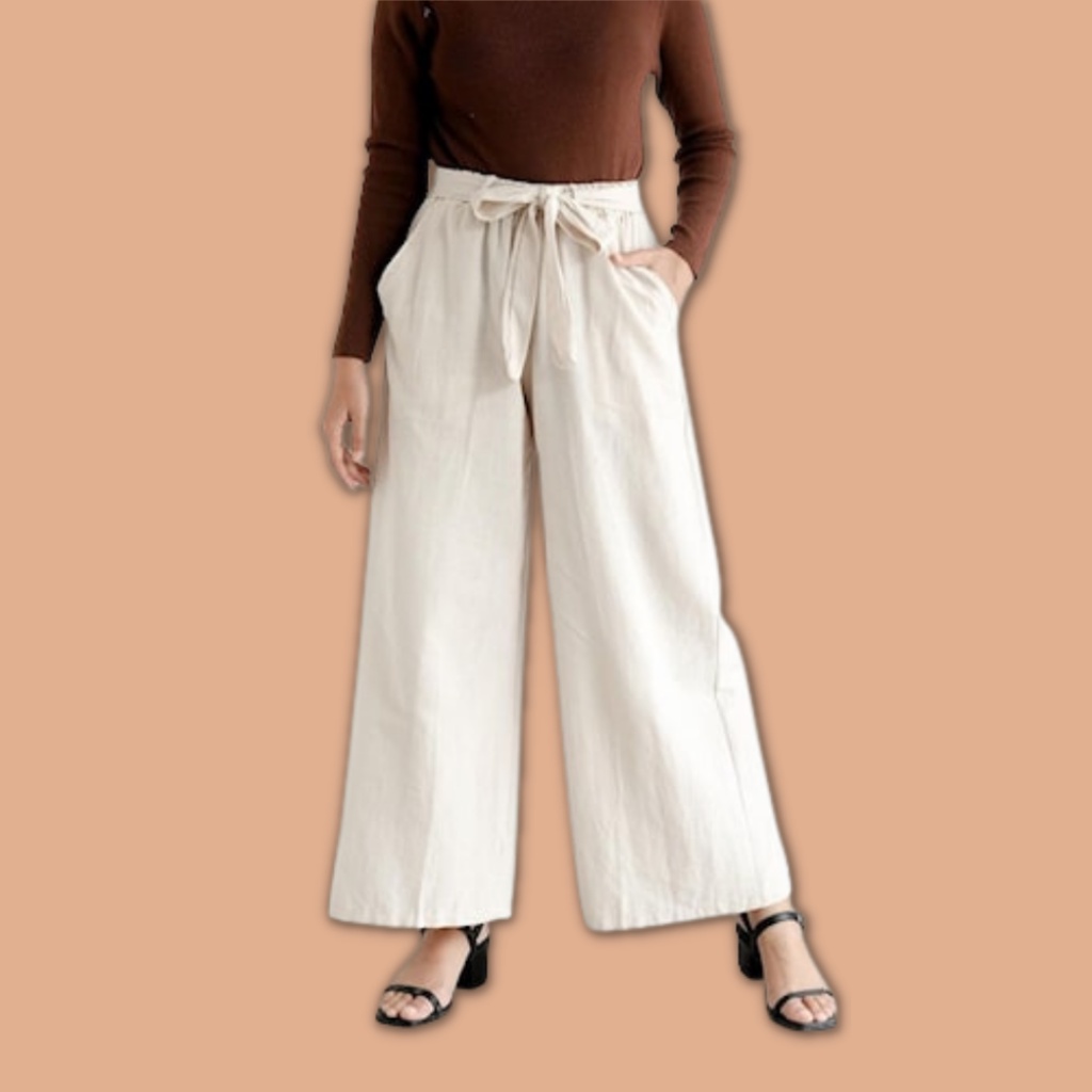 Kulot Korean Style Kulot Bahan Jatuh Celana Kulot Korea Celana Ootd Wanita Hijabers