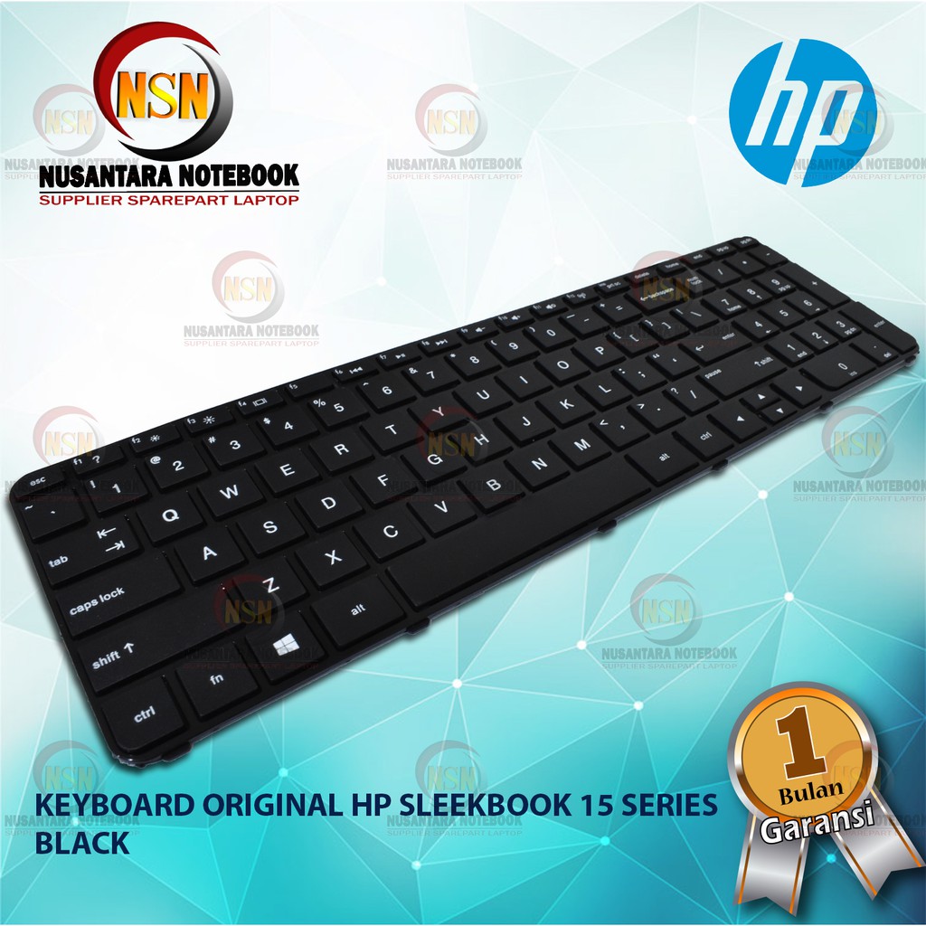 Keyboard Original HP SleekBook 15 Series Black