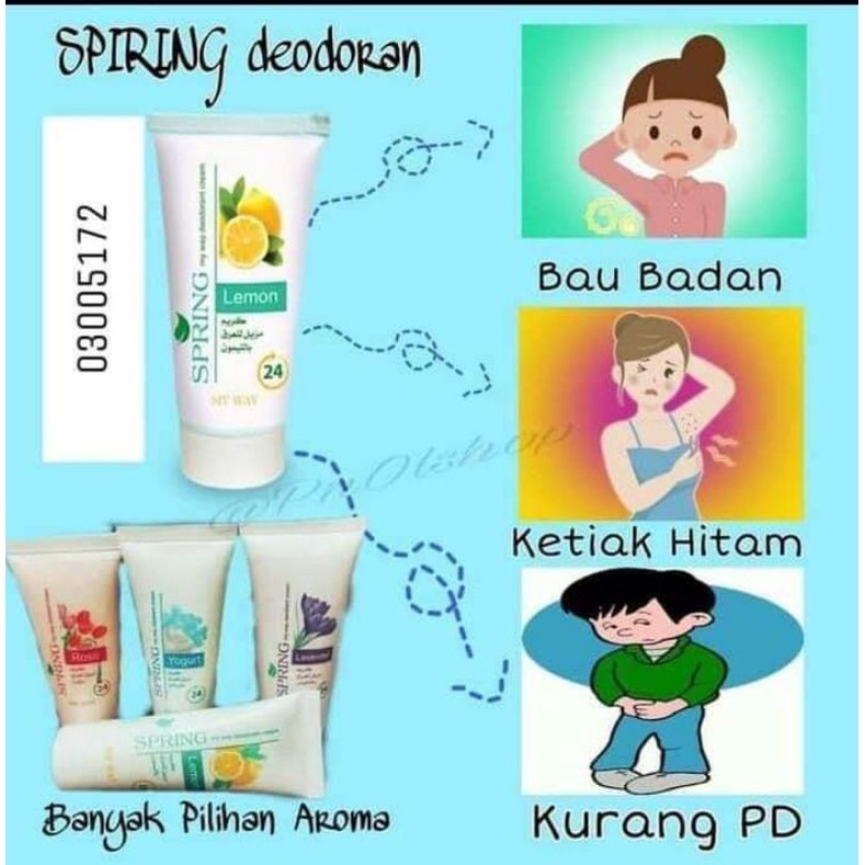 Spring Deodorant cream my way