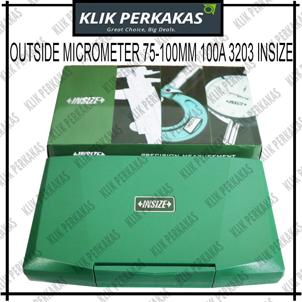 OUTSIDE MICROMETER 75-100MM 100A 3203 INSIZE ORIginal