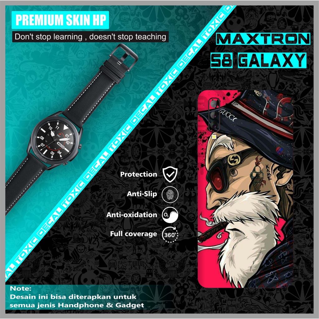 SKIN MAXTRON S8 GALAXY KEPALA