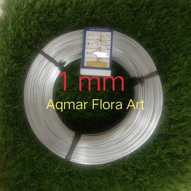 Kawat Bonsai Alumunium Eceran 5meter Ukuran 1mm