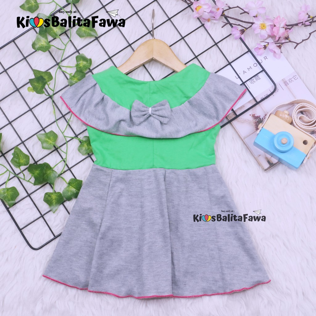 Dress Mayora uk Bayi - 3 Tahun / Dres Yukensi Baby Atasan Baju Balita Anak Perempuan Harian Gaun