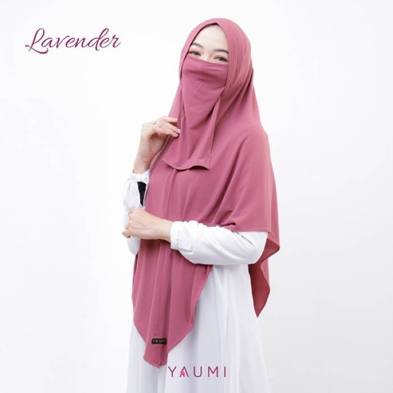 Khimar Cadar / Khimar Niqob / Khimar 3 in 1 - Khimar Bilqis By Yaumi