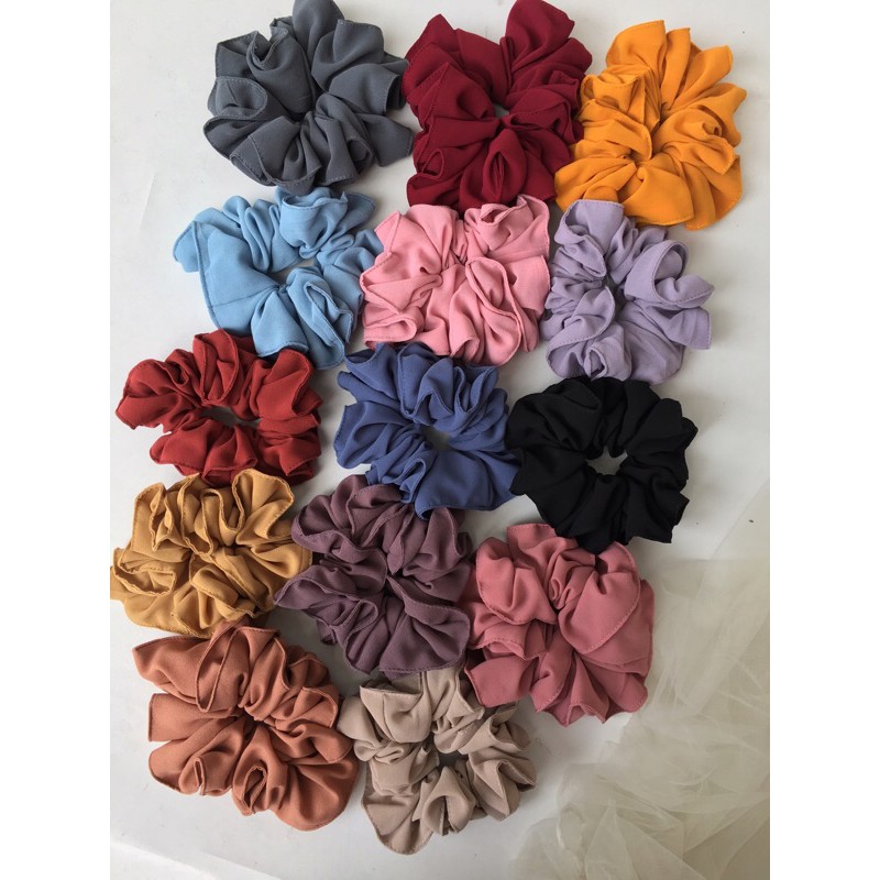 scrunchie hijab kuncir rambut ikat rambut