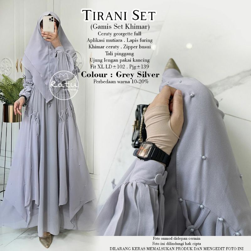 TIRANI SET BY RATU GAMIS SET HIJAB / KHIMAR