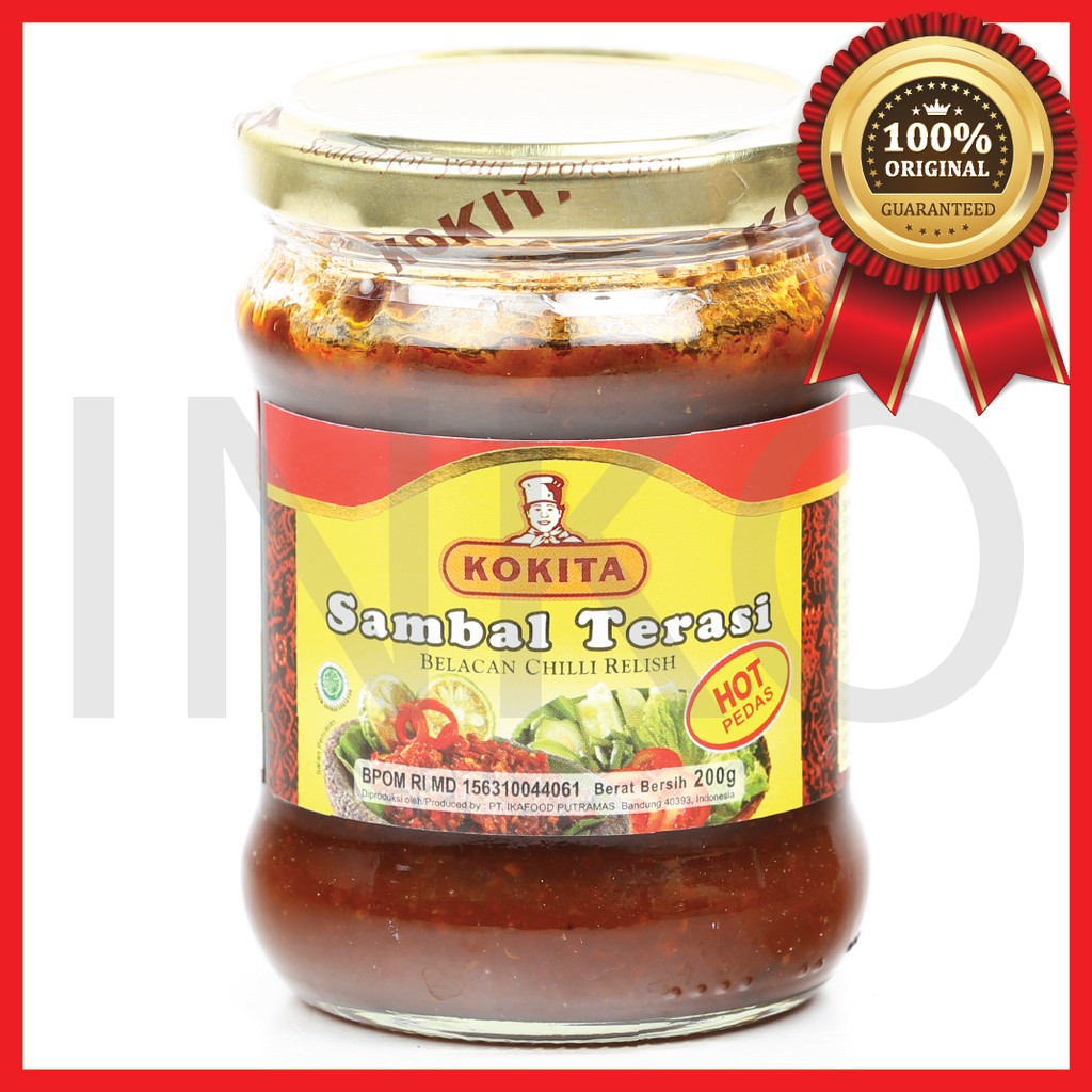 

KOKITA SAMBAL TERASI BELACAN CHILLI RELISH HOT PEDAS 200GR