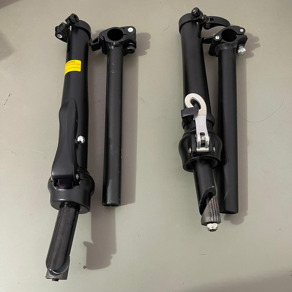 Handlepost Teleskopik Sepeda Lipat Insert 25,4mm Handle Post Pacific Element Police Folding Bike