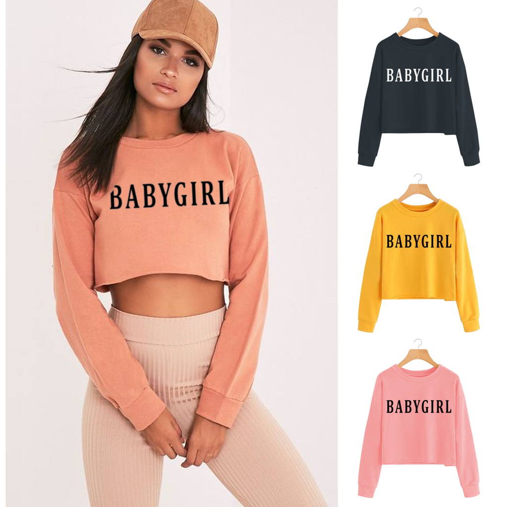 Bess - Sweater Crop Murah Wanita / Sweater Crop BABYGIRL