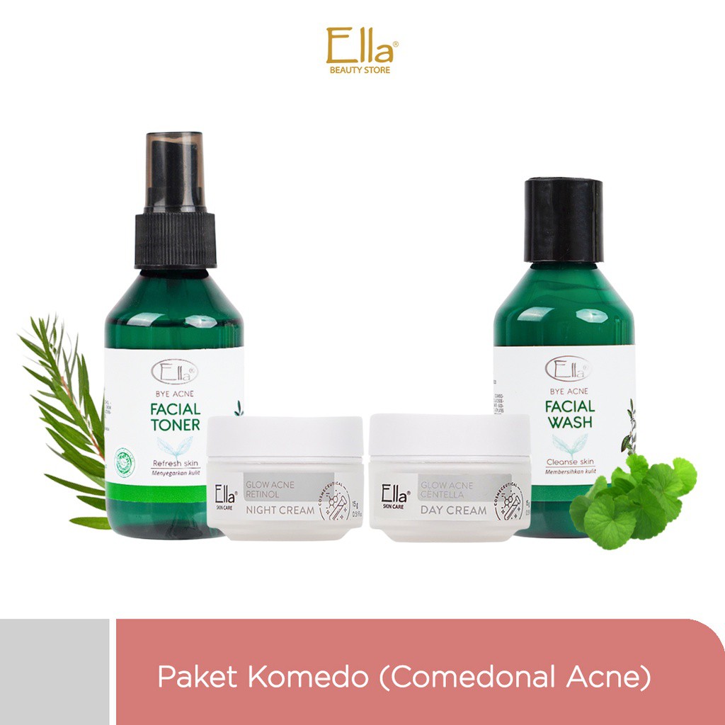 PAKET KOMEDO (COMEDONAL ACNE) ELLA SKINCARE