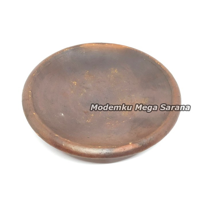 Tempat Sambal Gerabah Cawan D 15 cm - Piring Cobek Cowek Tanah Liat