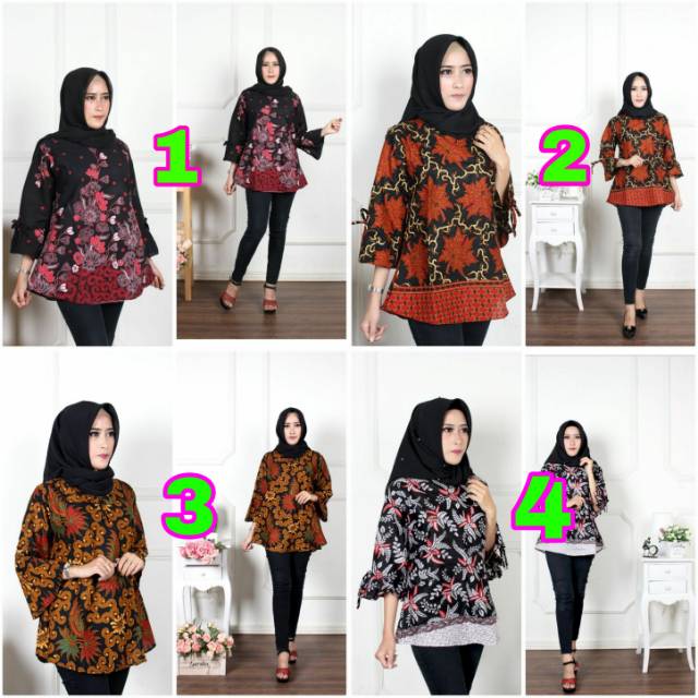 Suplier Batik Dolby Dolbi Dobby Doby Tenun Sutra Tulis Katun Atbm Baron Atasan Batik Wanita Sogan Srg308 WBY0AqsYEMQxp