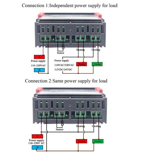 220V - Thermostat Digital STC 1000 Suhu Controller Incubator AC 220V Tetas Telur Pendingin Pemanas