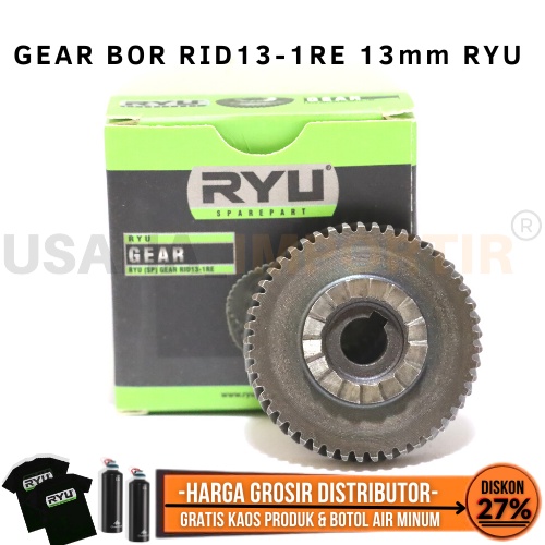 Gear Bor 13mm RID13-1RE RYU Original Gear Bor Gear Mesin Bor Gear  Gear Besar 13mm Mesin Bor Tangan 