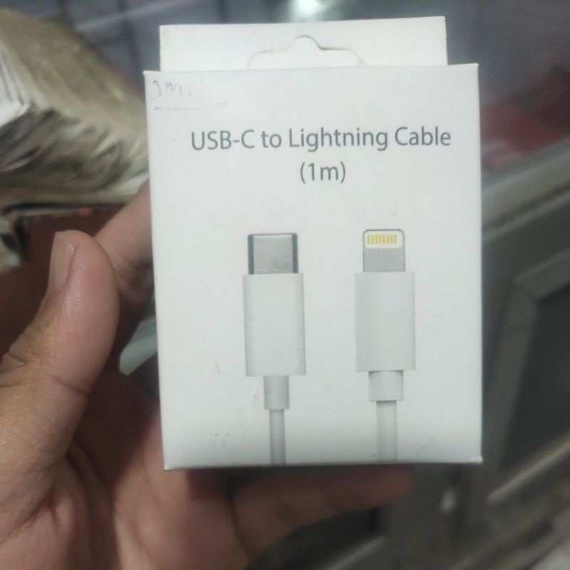 Kabel Charger C To Lightning PD 20W Max Iphone 8/X/XR/XS/11/12/13/14 pro max ORI Foxconn Fastchargin